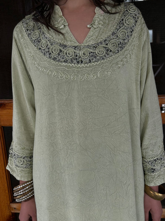 Kausha in Sage Green