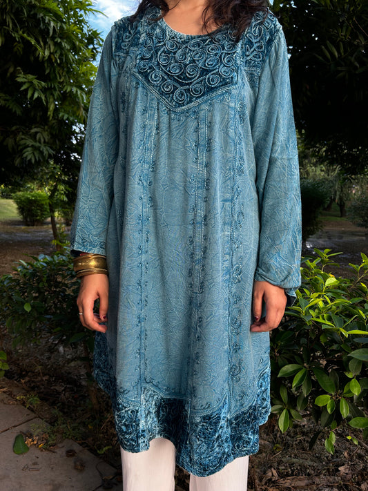 Chandra in Ocean Blue