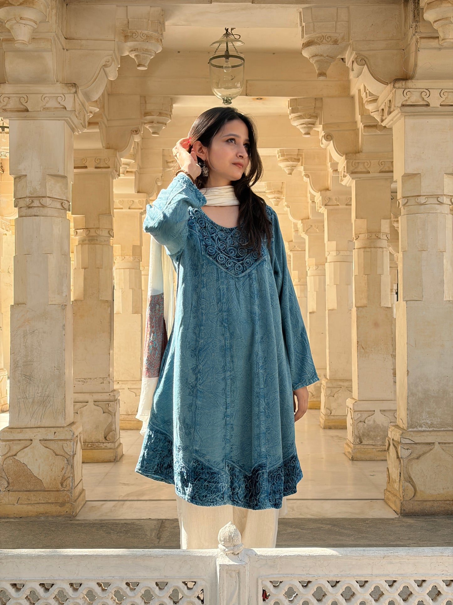 Chandra in Ocean Blue