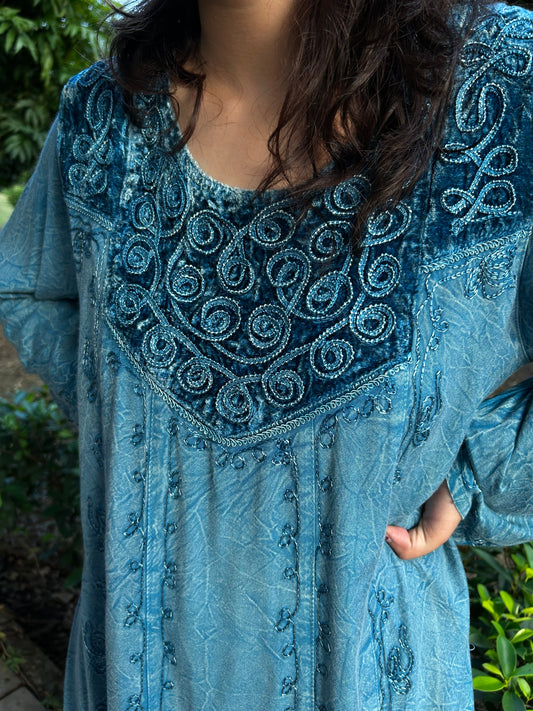 Chandra in Ocean Blue