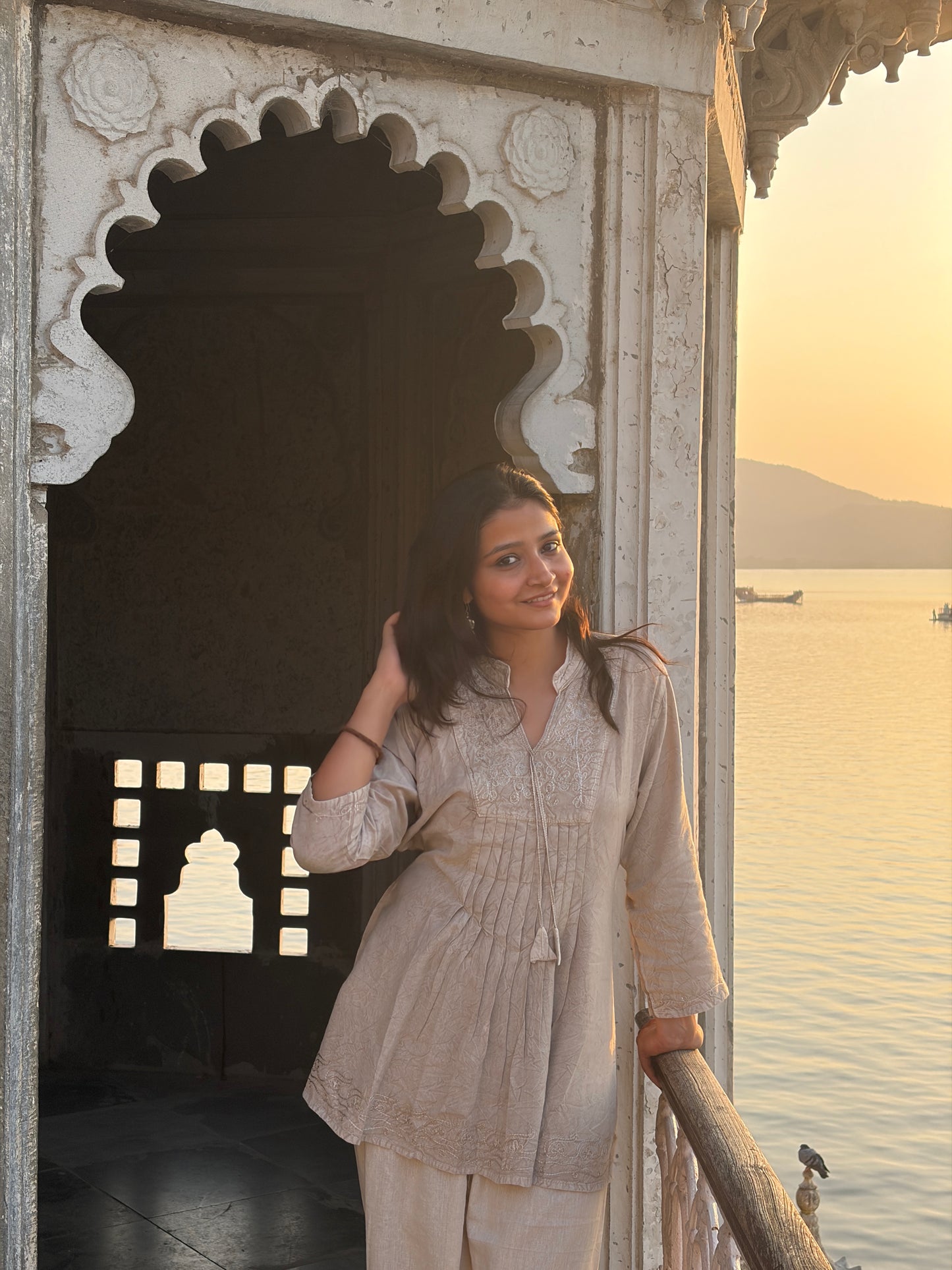 Udisha in Beige