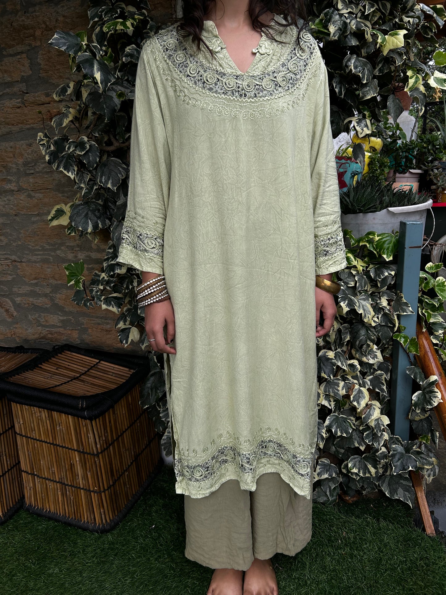 Kausha in Sage Green