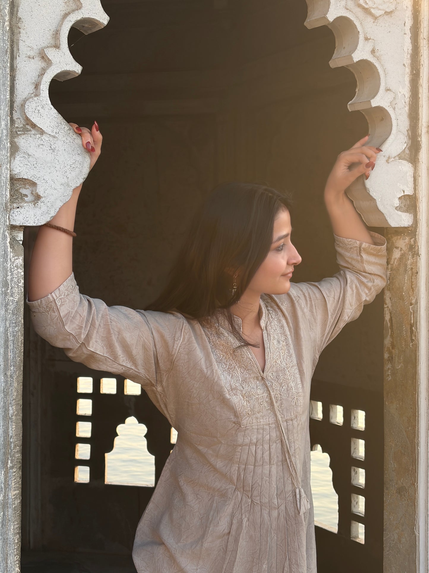 Udisha in Beige (Pre-order only)