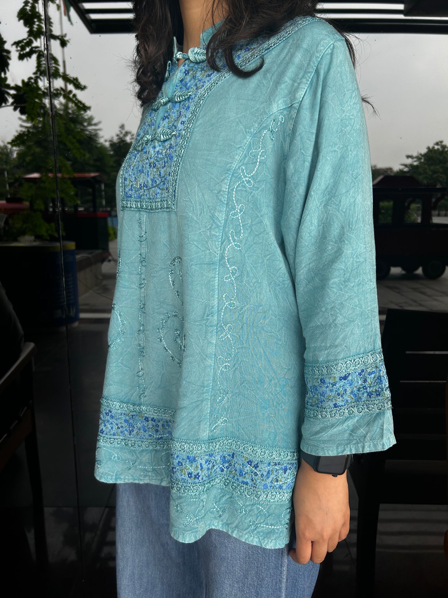 Chandni in Blue