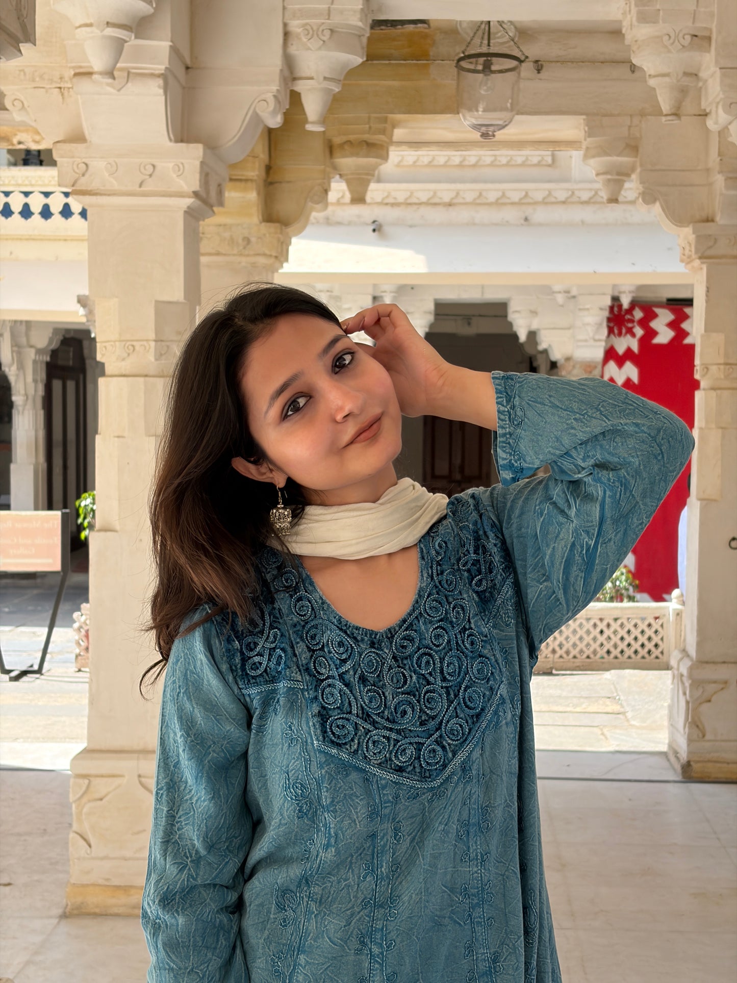 Chandra in Ocean Blue